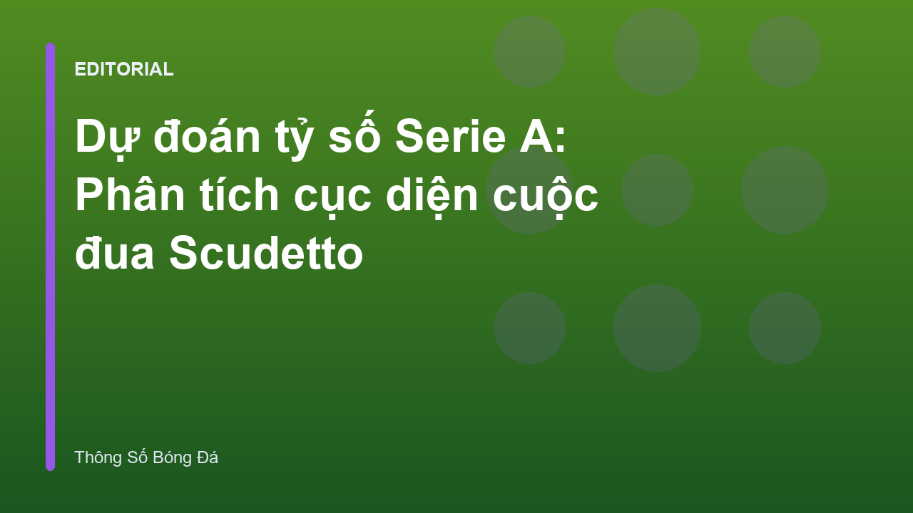 Phân tích dữ liệu bóng đá Serie A