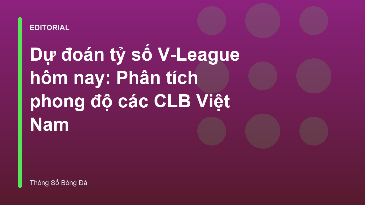 Phân tích dữ liệu V-League